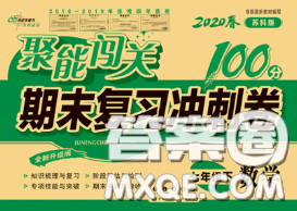 2020春聚能闖關(guān)100分期末復(fù)習(xí)沖刺卷七年級(jí)數(shù)學(xué)下冊(cè)蘇科版答案