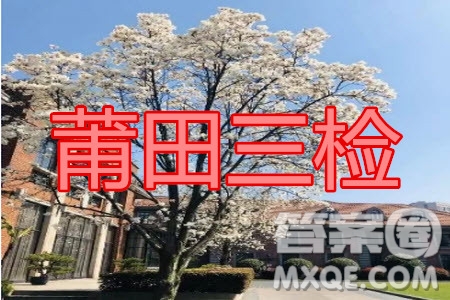 2020年莆田市高中畢業(yè)班第三次教學(xué)質(zhì)量檢測(cè)語(yǔ)文試題及答案