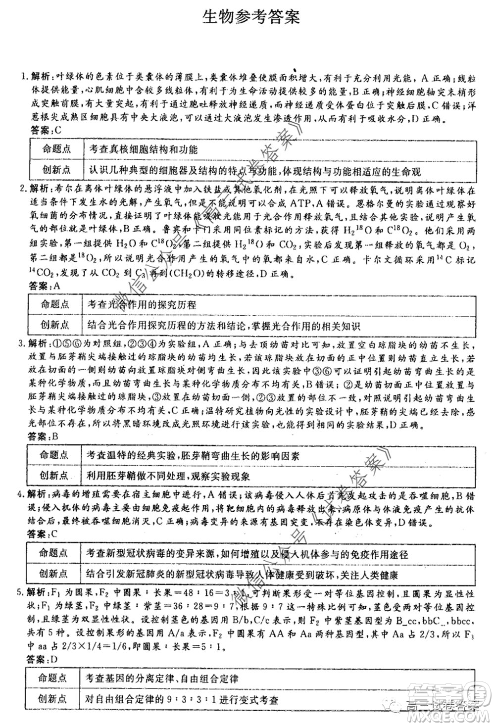 河南省鄭州一中2020屆高三下學(xué)期名校聯(lián)考理科綜合試題及答案