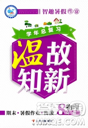 2020年智趣暑假作業(yè)學(xué)年總復(fù)習(xí)溫故知新物理八年級人教版參考答案