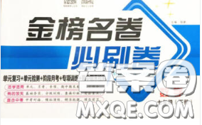 2020年金榜名卷必刷卷七年級數(shù)學(xué)下冊人教版答案