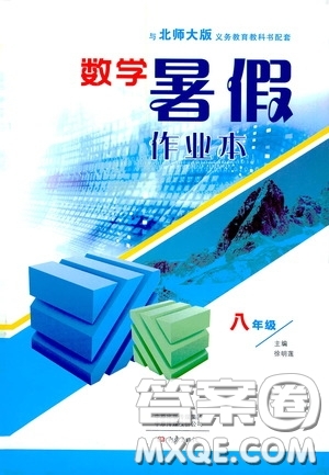 大象出版社2020數(shù)學(xué)暑假作業(yè)本八年級(jí)北師大版答案