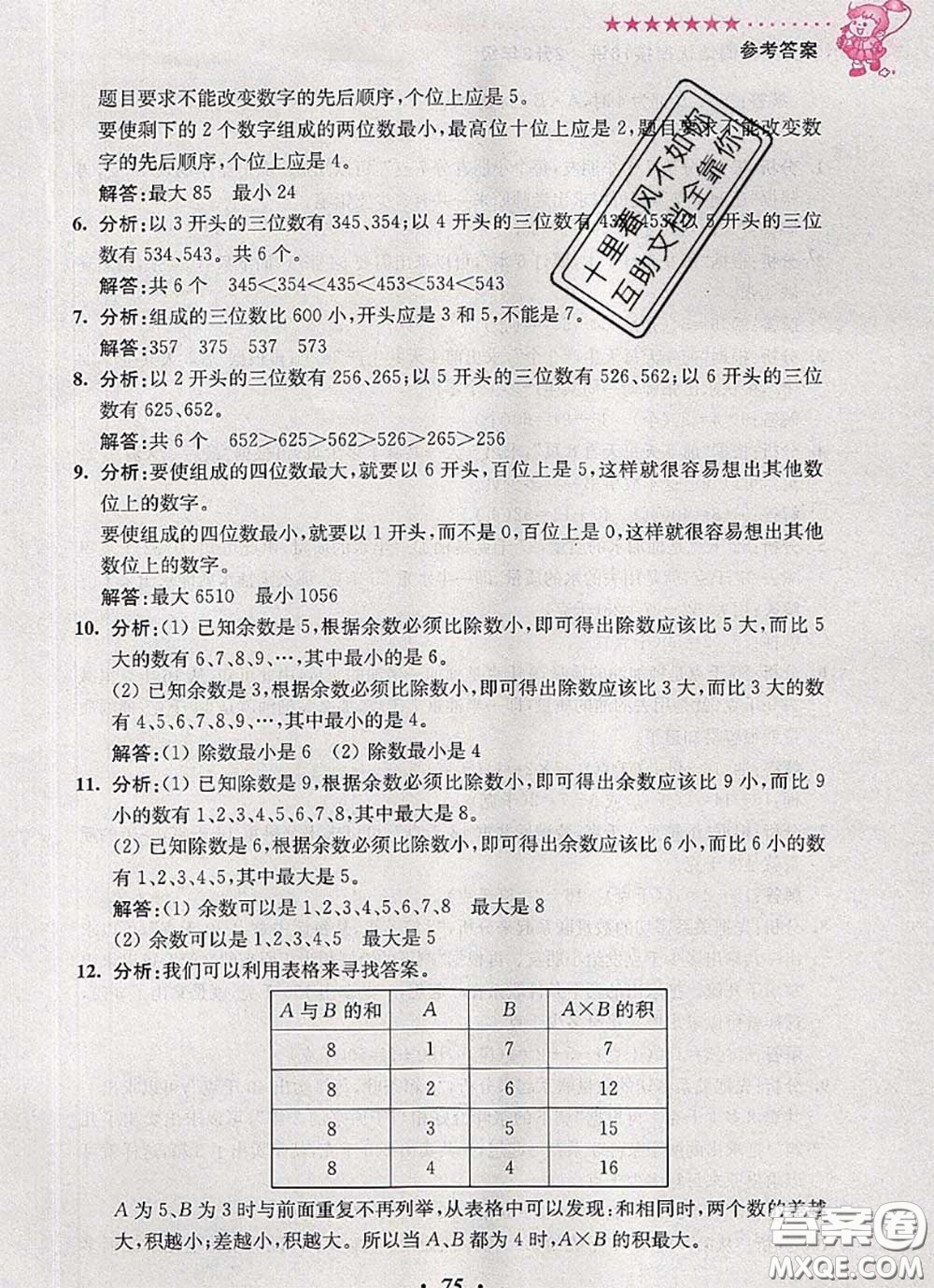 2020年暑假銜接小學(xué)奧數(shù)暑假培優(yōu)銜接16講二升三數(shù)學(xué)人教版答案