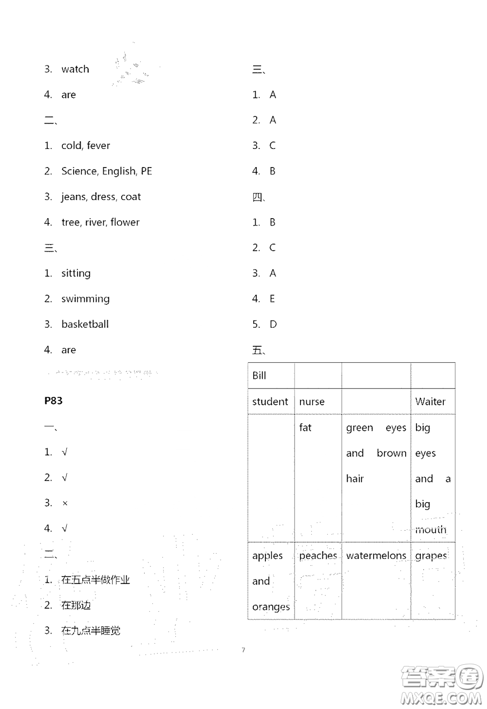 江蘇鳳凰教育出版社2020過好暑假每一天四年級(jí)答案