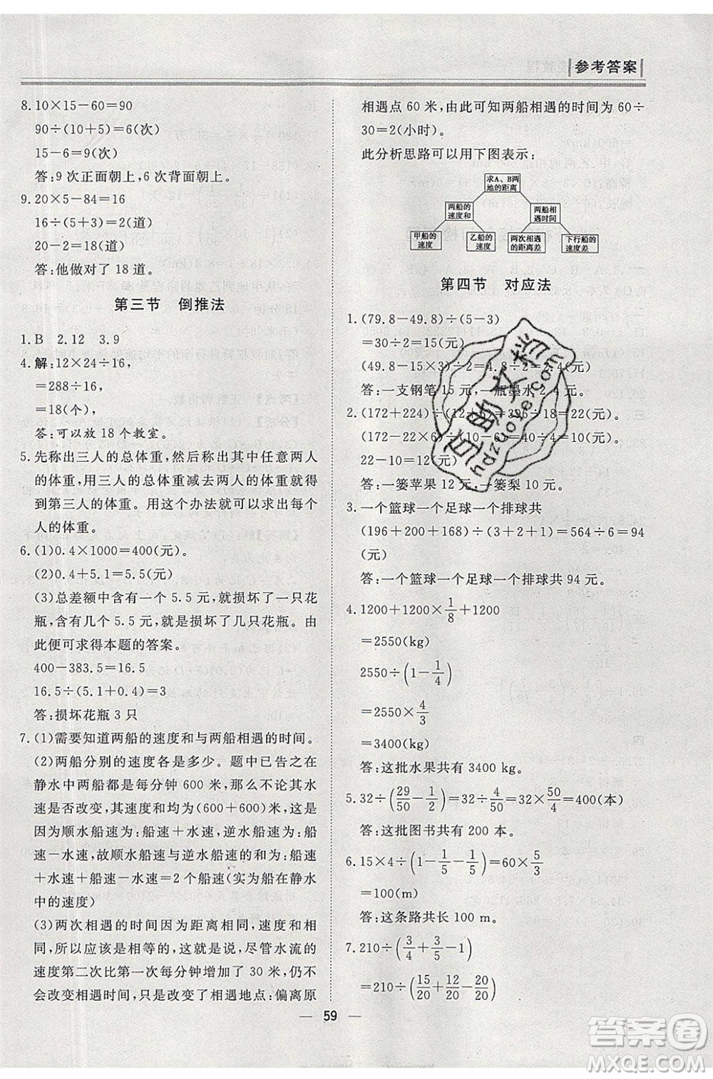 團結(jié)出版社2020年小升初銜接教程快樂假期數(shù)學參考答案