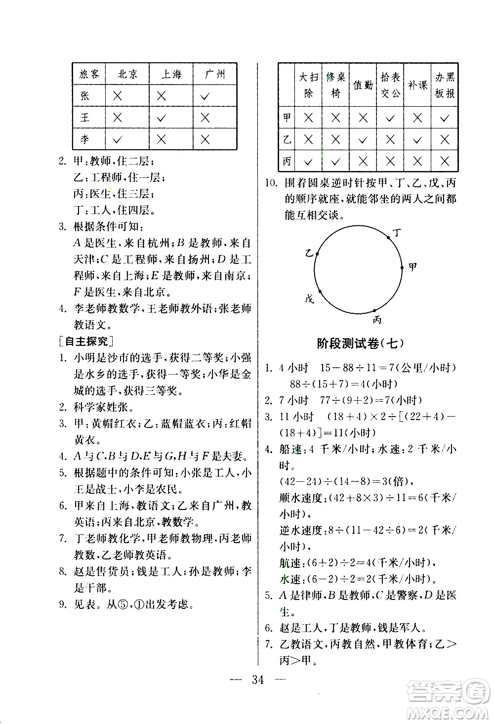 吉林教育出版社2020年小學(xué)數(shù)學(xué)奧賽課本四年級通用版參考答案