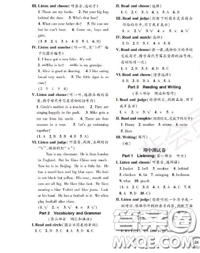 世界圖書出版社2020秋學(xué)霸作業(yè)二年級(jí)英語上冊上海地區(qū)專用答案