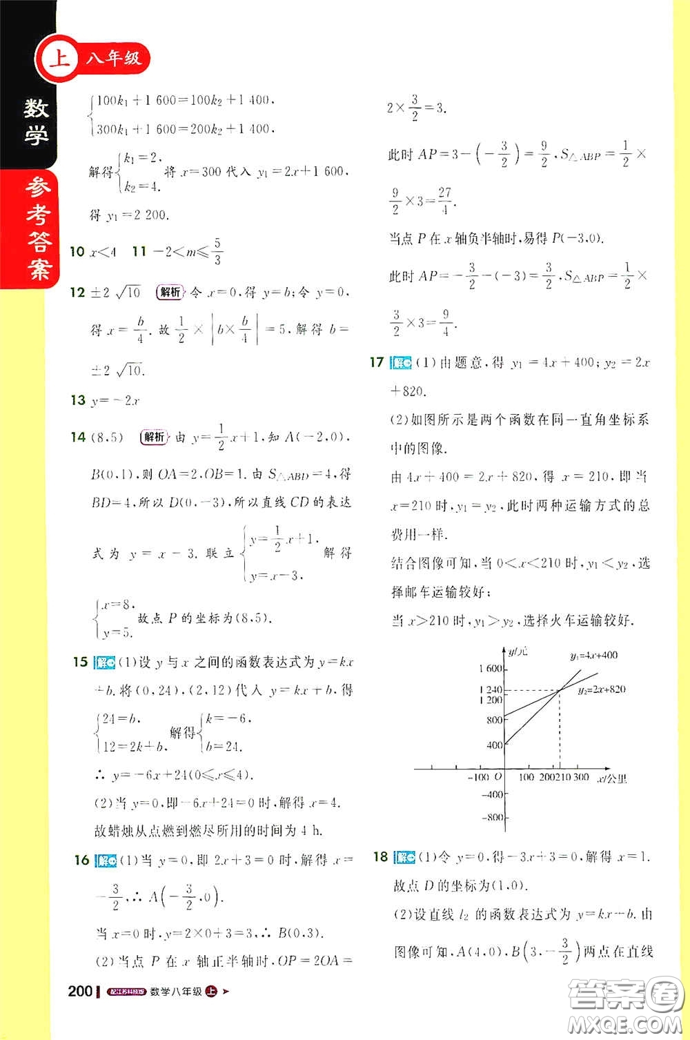 2020秋1+1輕巧奪冠課堂直播八年級數(shù)學上冊江蘇科教版答案