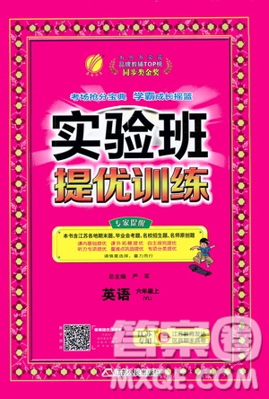 江蘇人民出版社2020秋實(shí)驗(yàn)班提優(yōu)訓(xùn)練英語六年級上YL譯林版參考答案