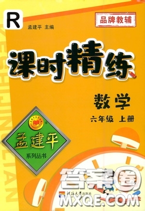 河海大學(xué)出版社2020孟建平系列叢書課時(shí)精練六年級(jí)數(shù)學(xué)上冊(cè)人教版答案