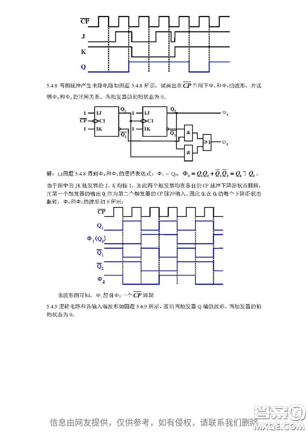 高等教育出版社2020電子技術(shù)基礎(chǔ)數(shù)字部分第5版課后習(xí)題答案