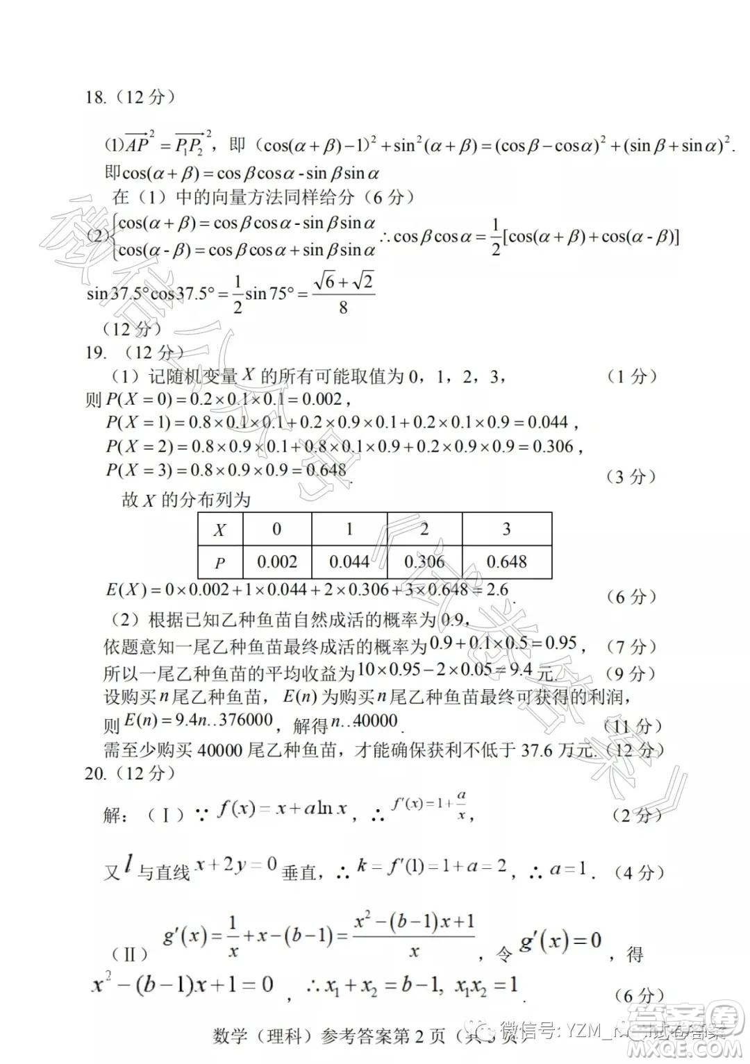 河南名校聯(lián)考2021屆新高三第一次調(diào)研考試?yán)砜茢?shù)學(xué)試題及答案