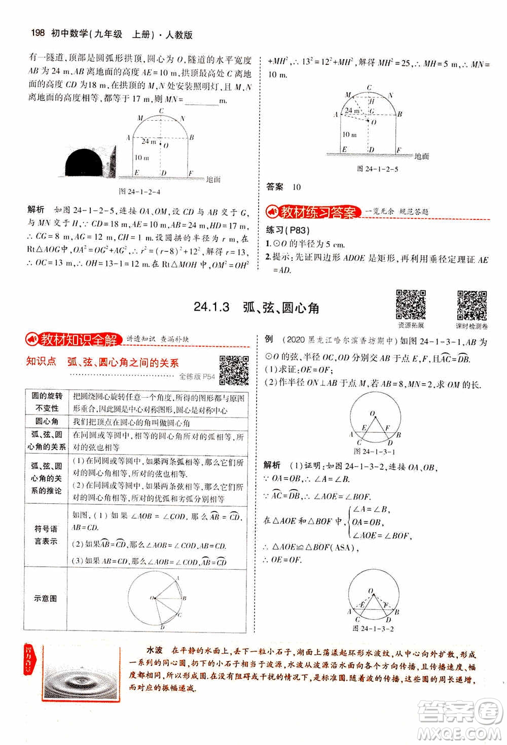 2021版初中同步5年中考3年模擬全解版初中數(shù)學(xué)九年級(jí)上冊(cè)人教版參考答案