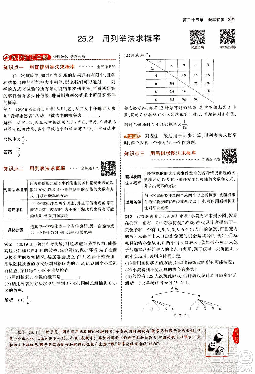 2021版初中同步5年中考3年模擬全解版初中數(shù)學(xué)九年級(jí)上冊(cè)人教版參考答案