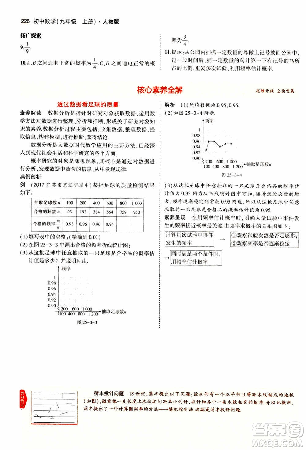 2021版初中同步5年中考3年模擬全解版初中數(shù)學(xué)九年級(jí)上冊(cè)人教版參考答案