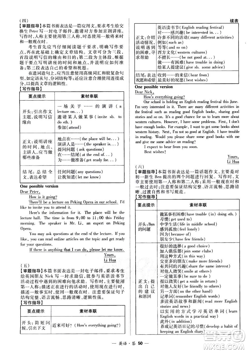 2021中考復習使用天利38套全國各省市中考真題?？蓟A題英語參考答案