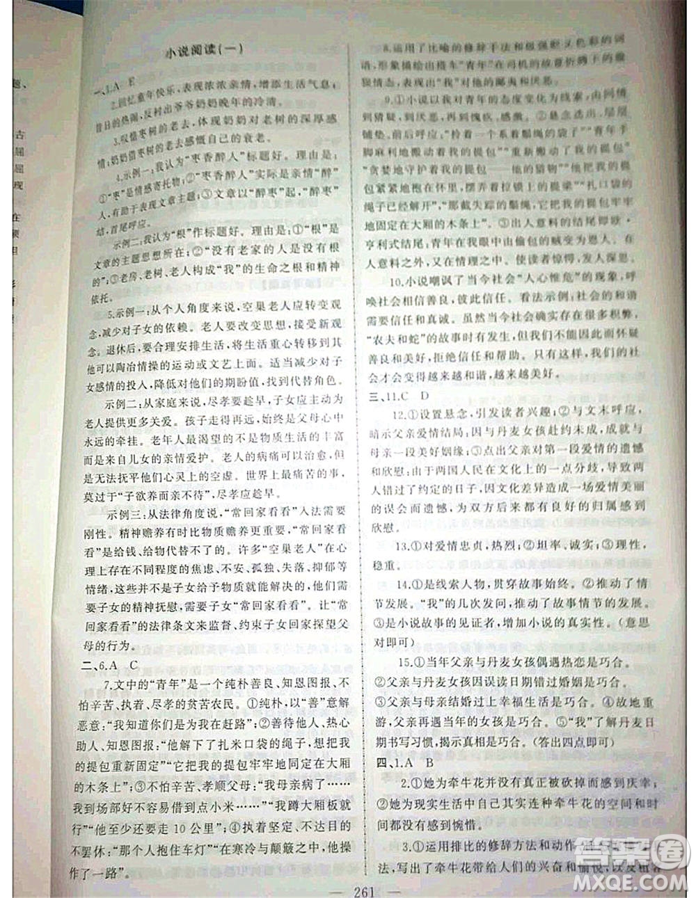 2020年高職考相約在高校語(yǔ)文知識(shí)梳理高職考測(cè)試卷答案