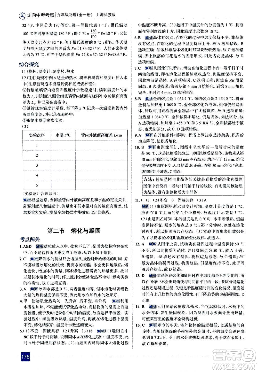 現(xiàn)代教育出版社2020年走進中考考場九年級全一冊物理上?？萍及娲鸢?><span style=