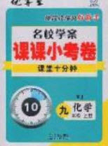 2020優(yōu)等生名校學(xué)案課課小考卷課堂十分鐘九年級道德與法治上冊人教版答案