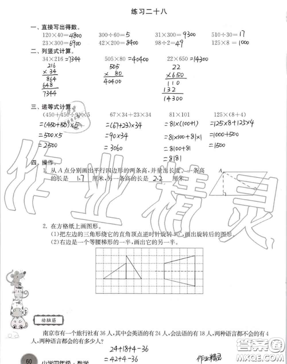 譯林出版社2020年暑假學(xué)習(xí)生活四年級(jí)合訂本通用版答案