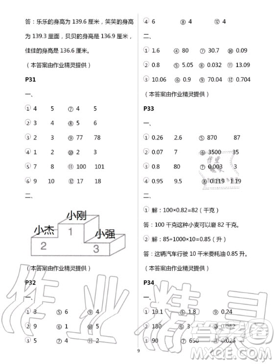 齊魯書社2020年口算題卡計(jì)算加應(yīng)用四年級上五四制冊青島版答案