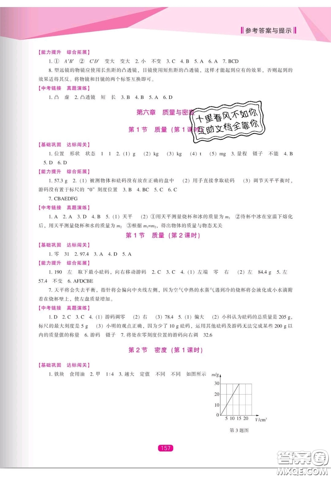 遼海出版社2020新課程能力培養(yǎng)八年級物理上冊人教版答案