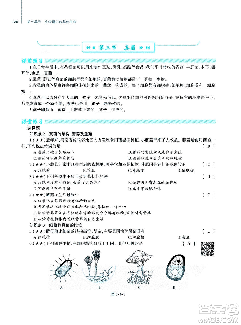 大象出版社2020年基礎(chǔ)訓(xùn)練八年級上冊生物學(xué)人教版答案