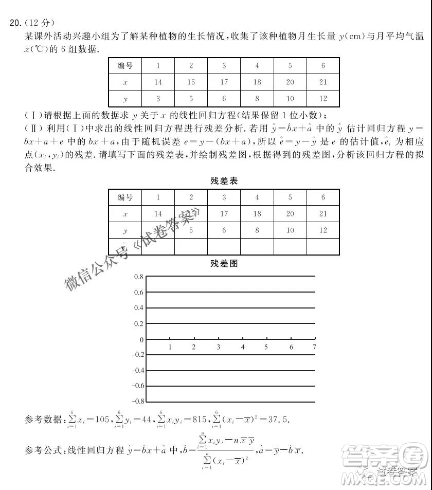 2021屆決勝新高考名校交流高三年級(jí)9月聯(lián)考數(shù)學(xué)試題及答案