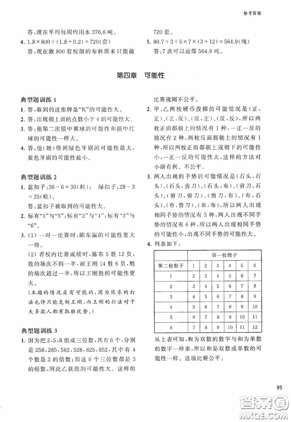 華東理工大學(xué)出版社2020周計(jì)劃小學(xué)數(shù)學(xué)應(yīng)用題強(qiáng)化訓(xùn)練五年級(jí)答案