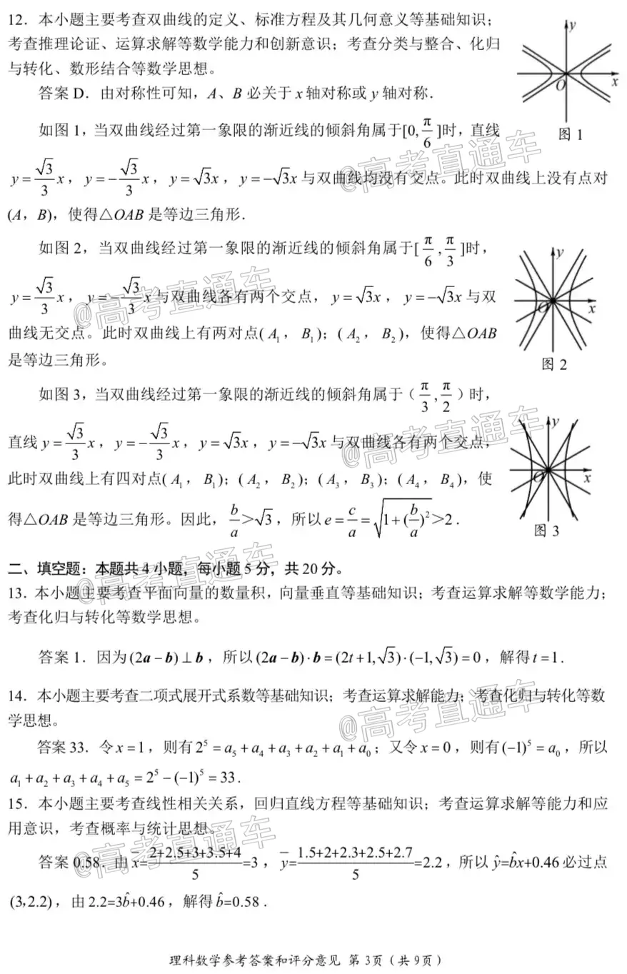 四川省2018級(jí)高三大數(shù)據(jù)精準(zhǔn)教學(xué)第一次統(tǒng)一監(jiān)測(cè)理科數(shù)學(xué)試題及答案