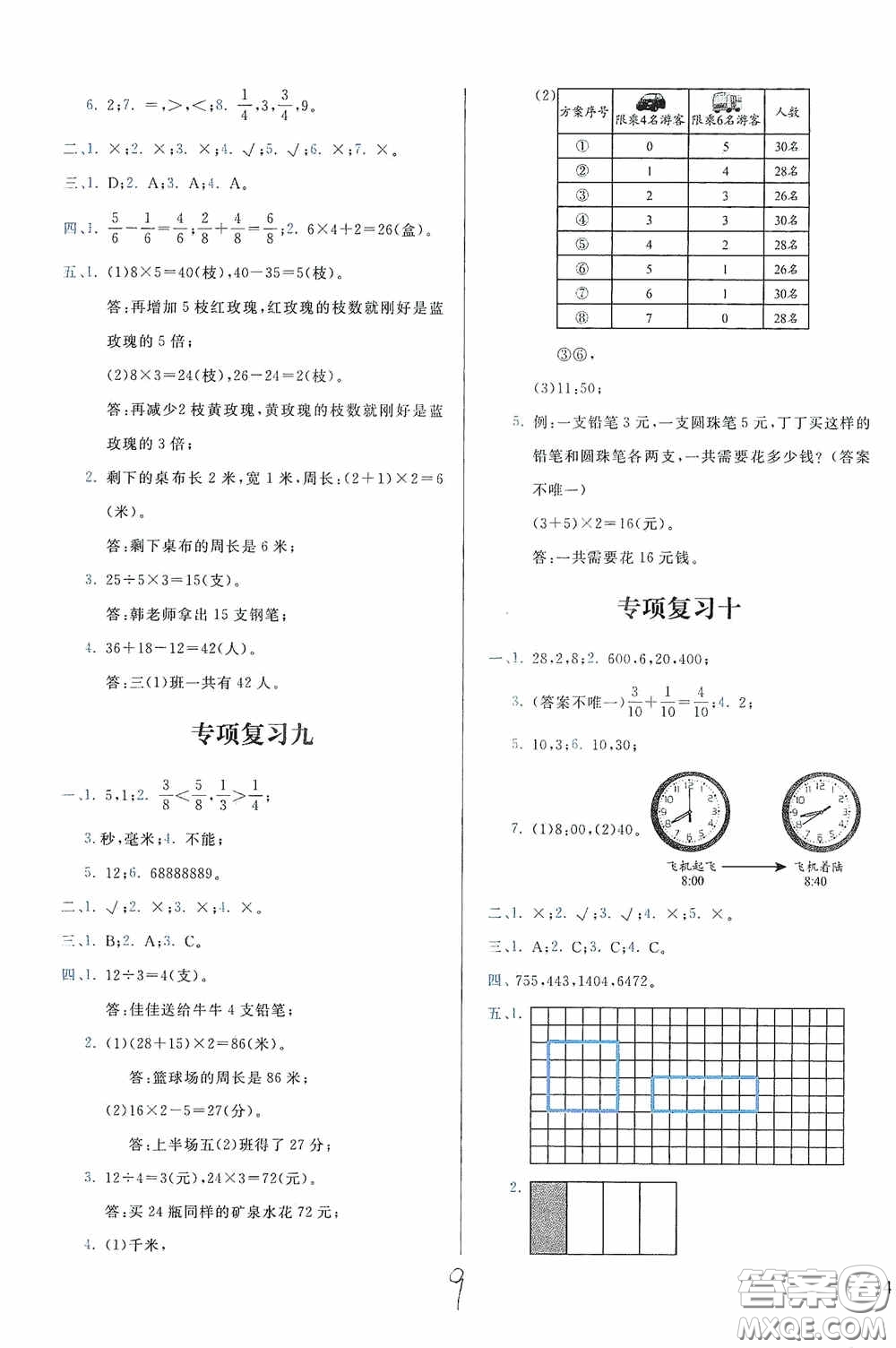 2020學(xué)而思基本功全優(yōu)試卷小學(xué)數(shù)學(xué)六年級(jí)上冊(cè)答案