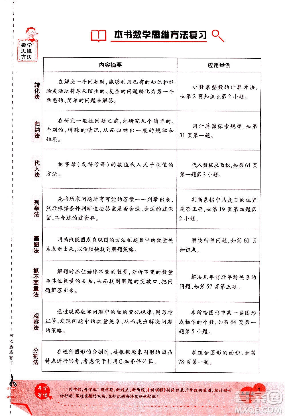 2020年新領(lǐng)程優(yōu)異真卷匯編數(shù)學(xué)五年級(jí)上冊(cè)R人教版答案