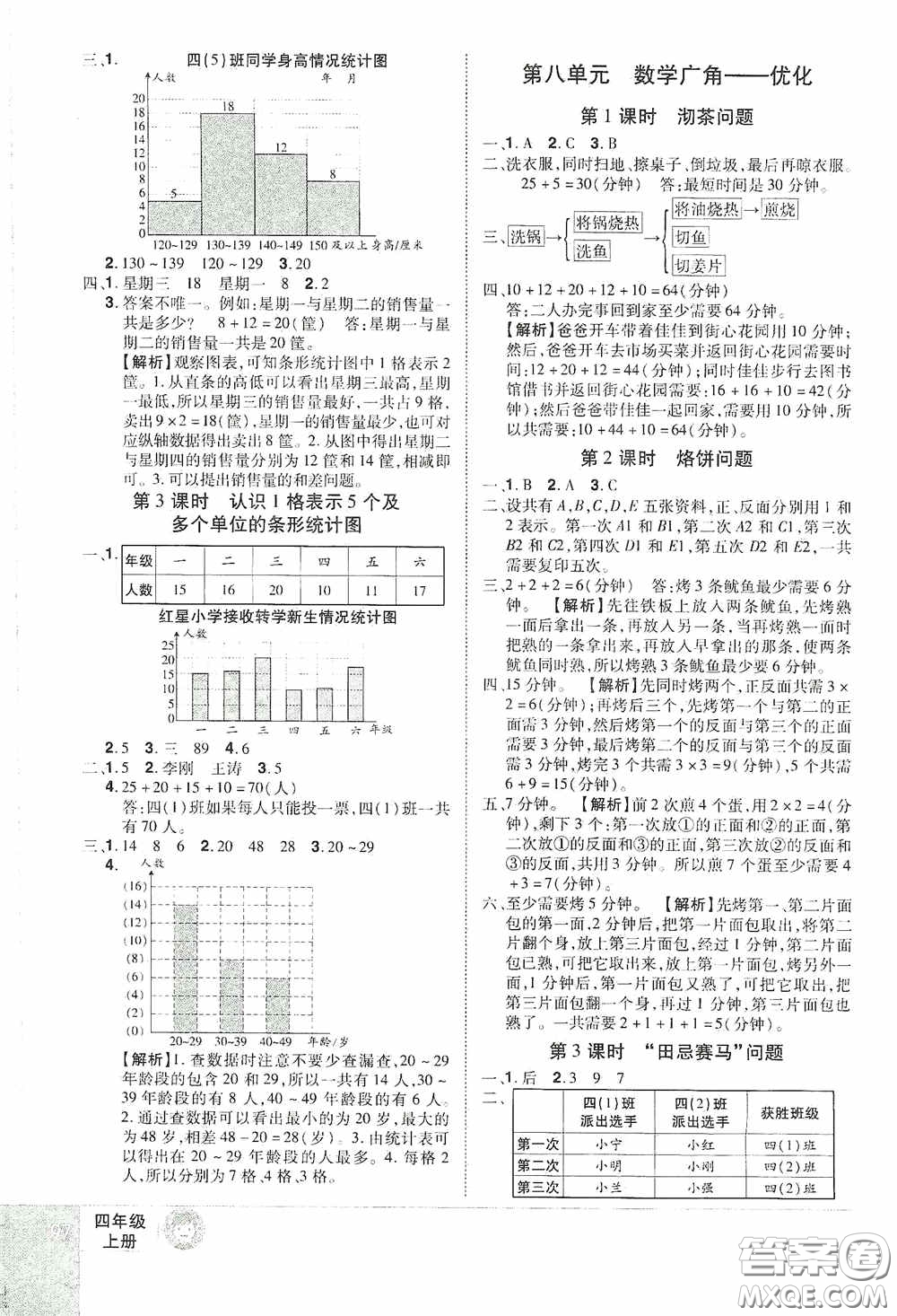 江西美術(shù)出版社2020學(xué)海樂(lè)園四年級(jí)數(shù)學(xué)上冊(cè)人教版答案