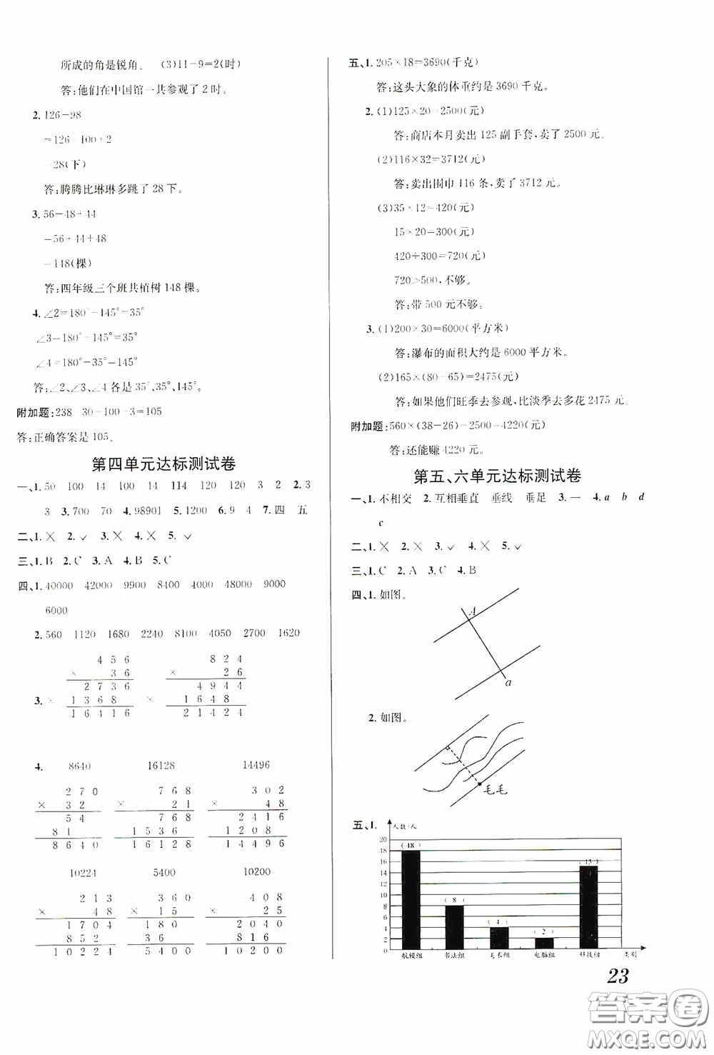 南海出版公司2020課時同步導(dǎo)練四年級數(shù)學(xué)上冊西師大版答案