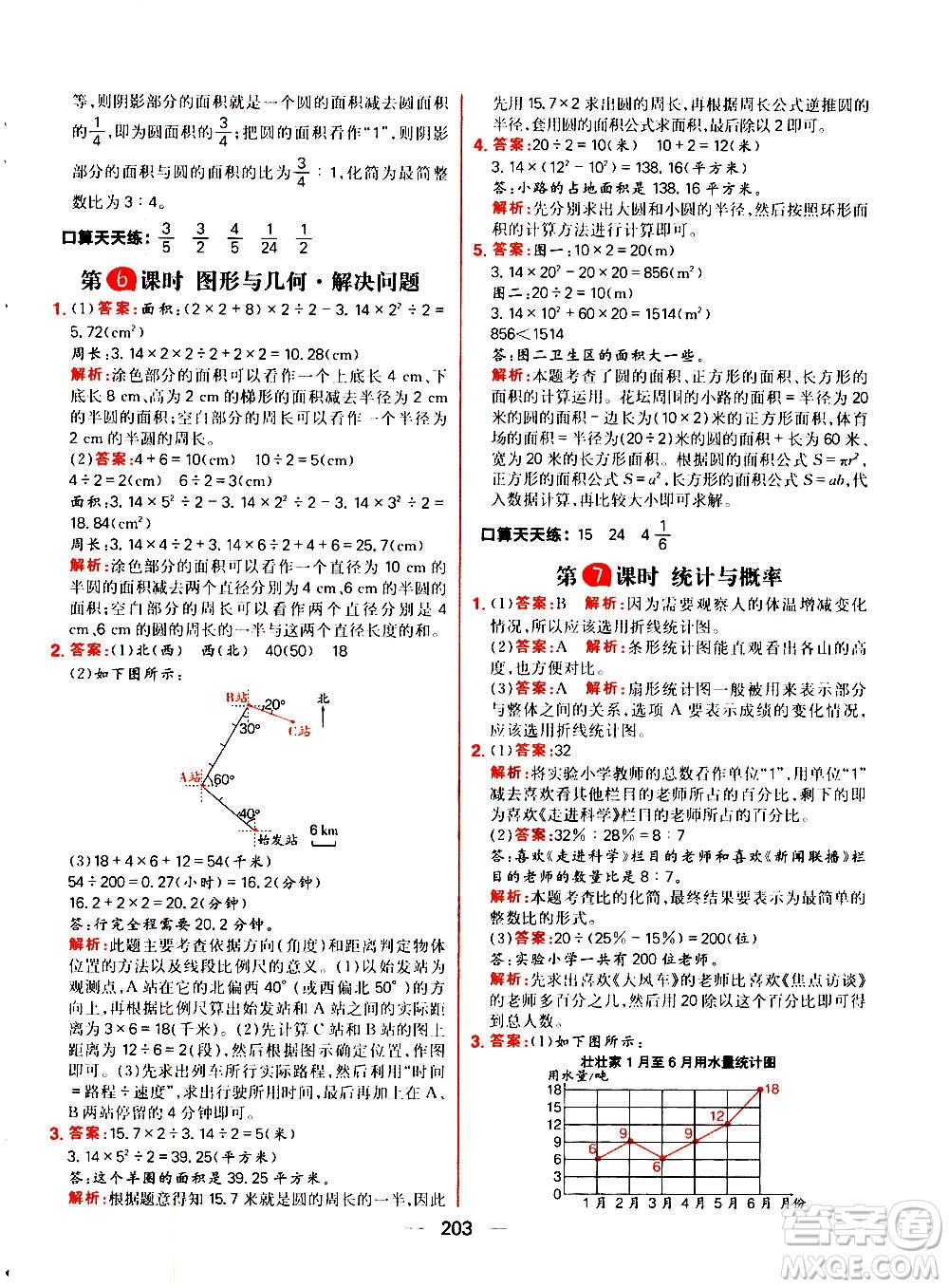 南方出版社2020秋核心素養(yǎng)天天練六年級(jí)上冊(cè)數(shù)學(xué)R人教版答案