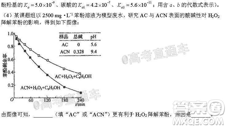 河北省衡水中學(xué)2021屆上學(xué)期高三年級(jí)二調(diào)考試化學(xué)試題及答案