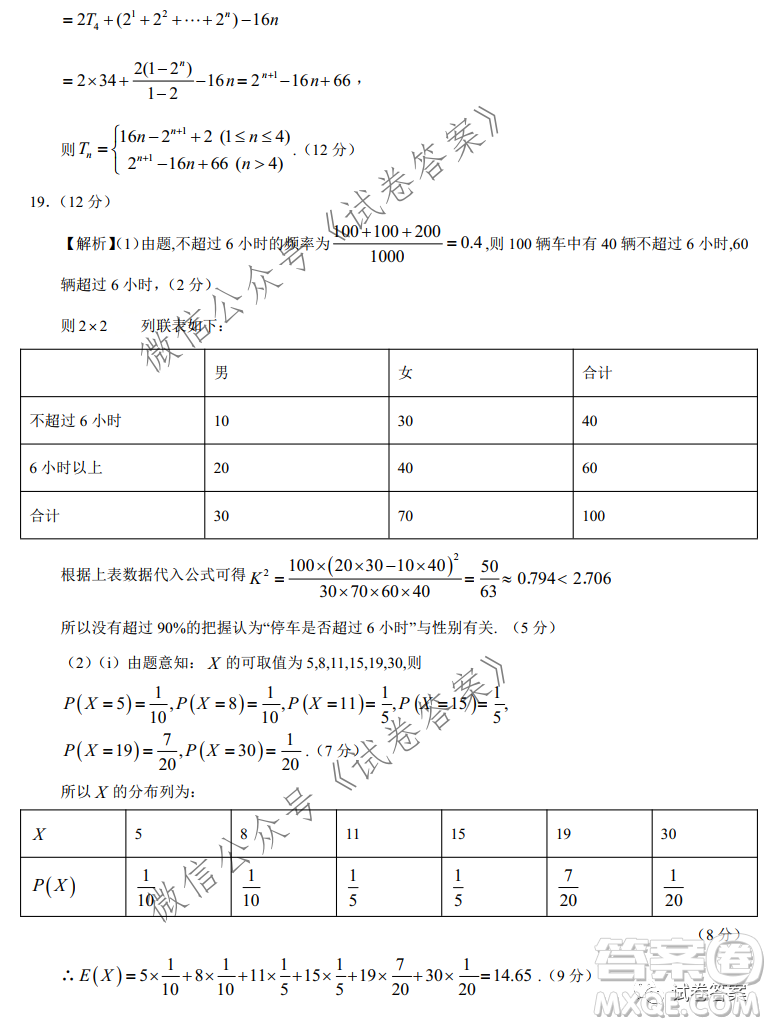 2021年1月八省聯(lián)考考前猜題卷數(shù)學(xué)試題及答案