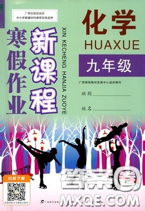 廣西教育出版社2021新課程寒假作業(yè)九年級化學(xué)答案