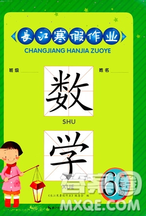 崇文書局2021長江寒假作業(yè)六年級數學人教版答案