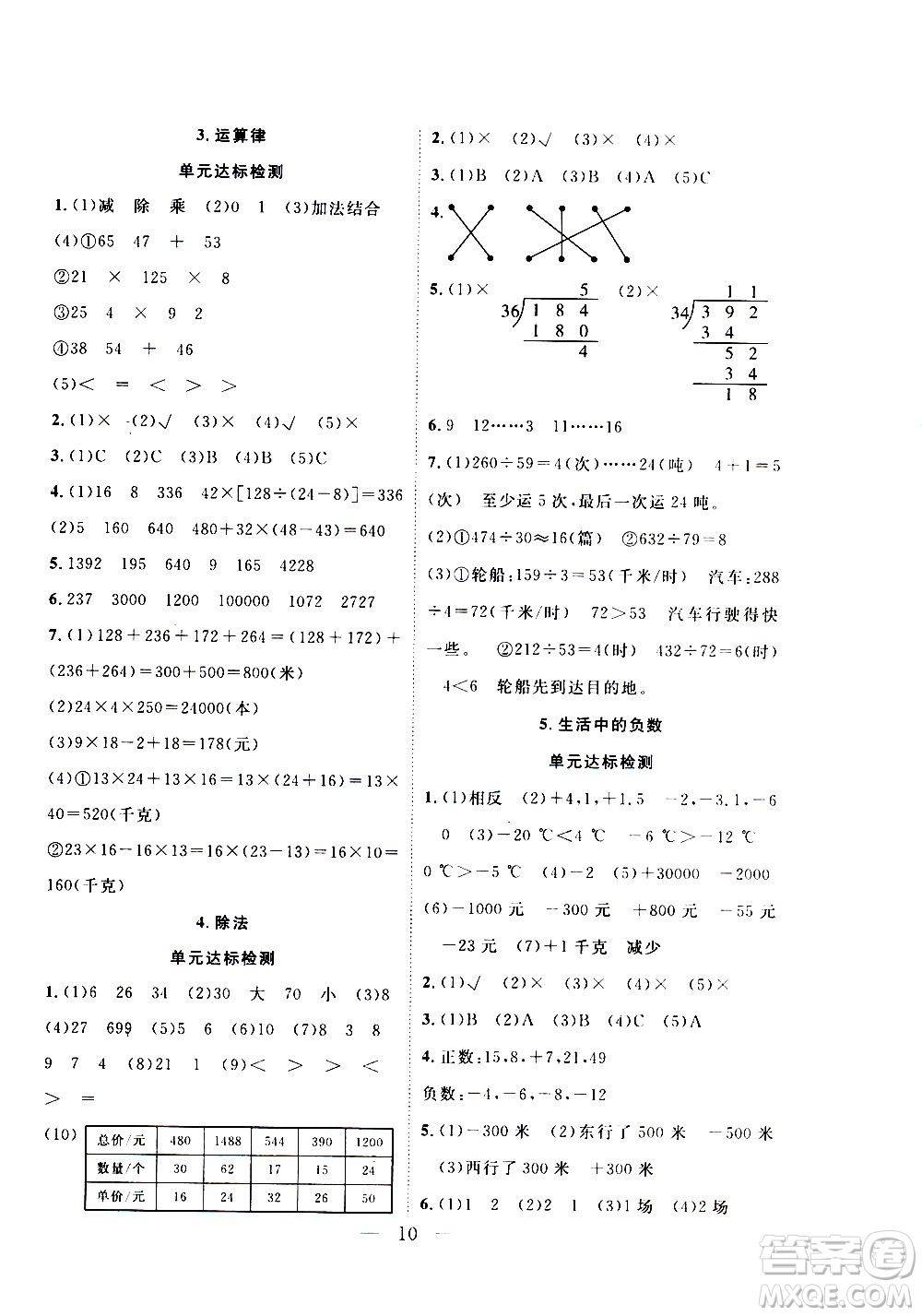 吉林教育出版社2021優(yōu)等生快樂寒假最佳復(fù)習(xí)計(jì)劃四年級(jí)數(shù)學(xué)BS北師版答案