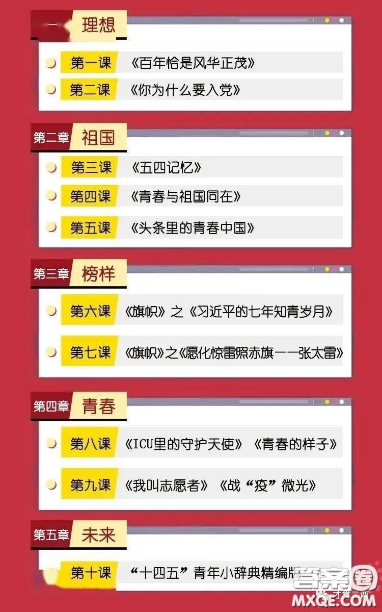 2021學生團員寒假十課答案 關(guān)于全國學生團員寒假十課的答案