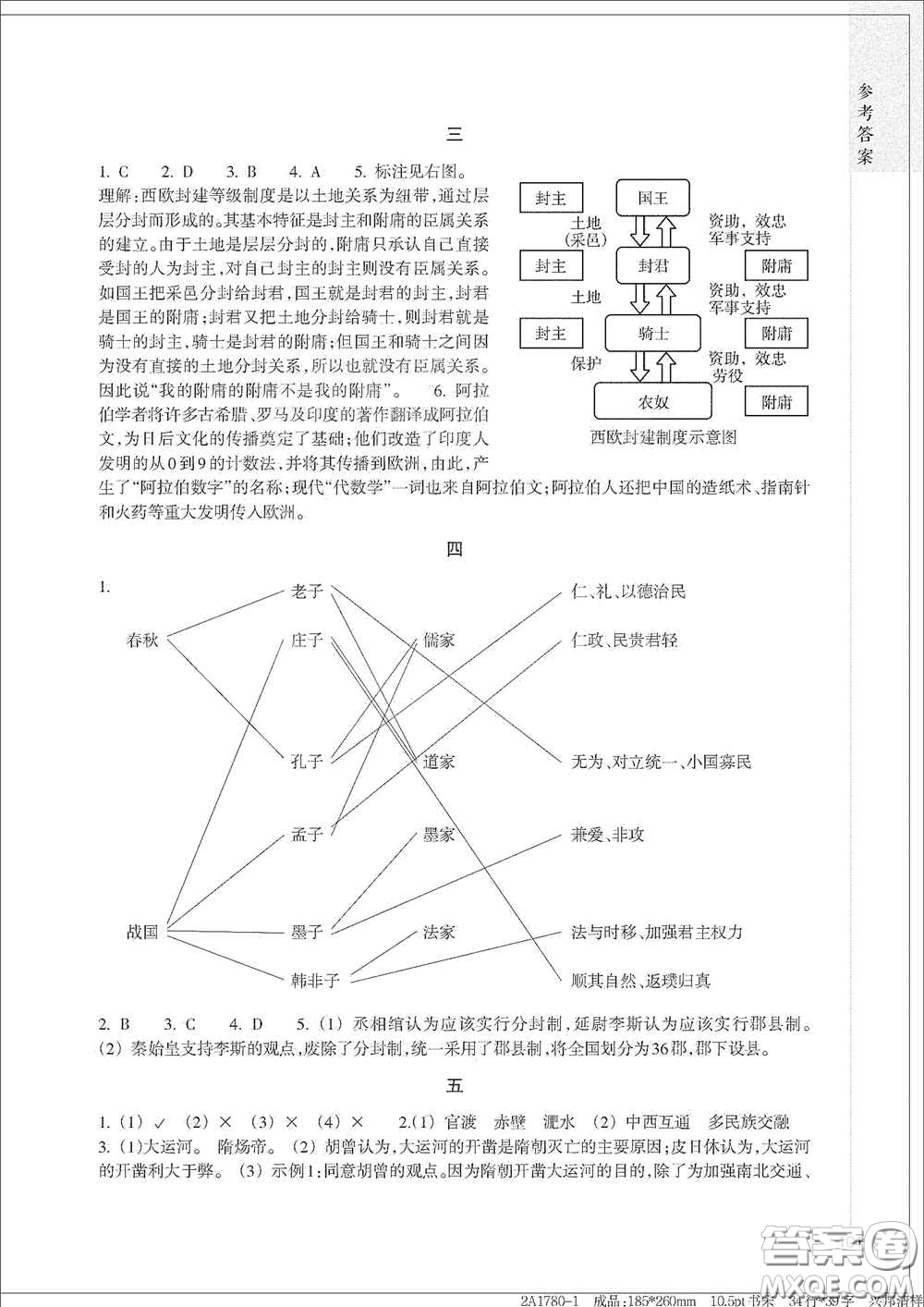 浙江教育出版社2021寒假作業(yè)八年級合訂本A版答案