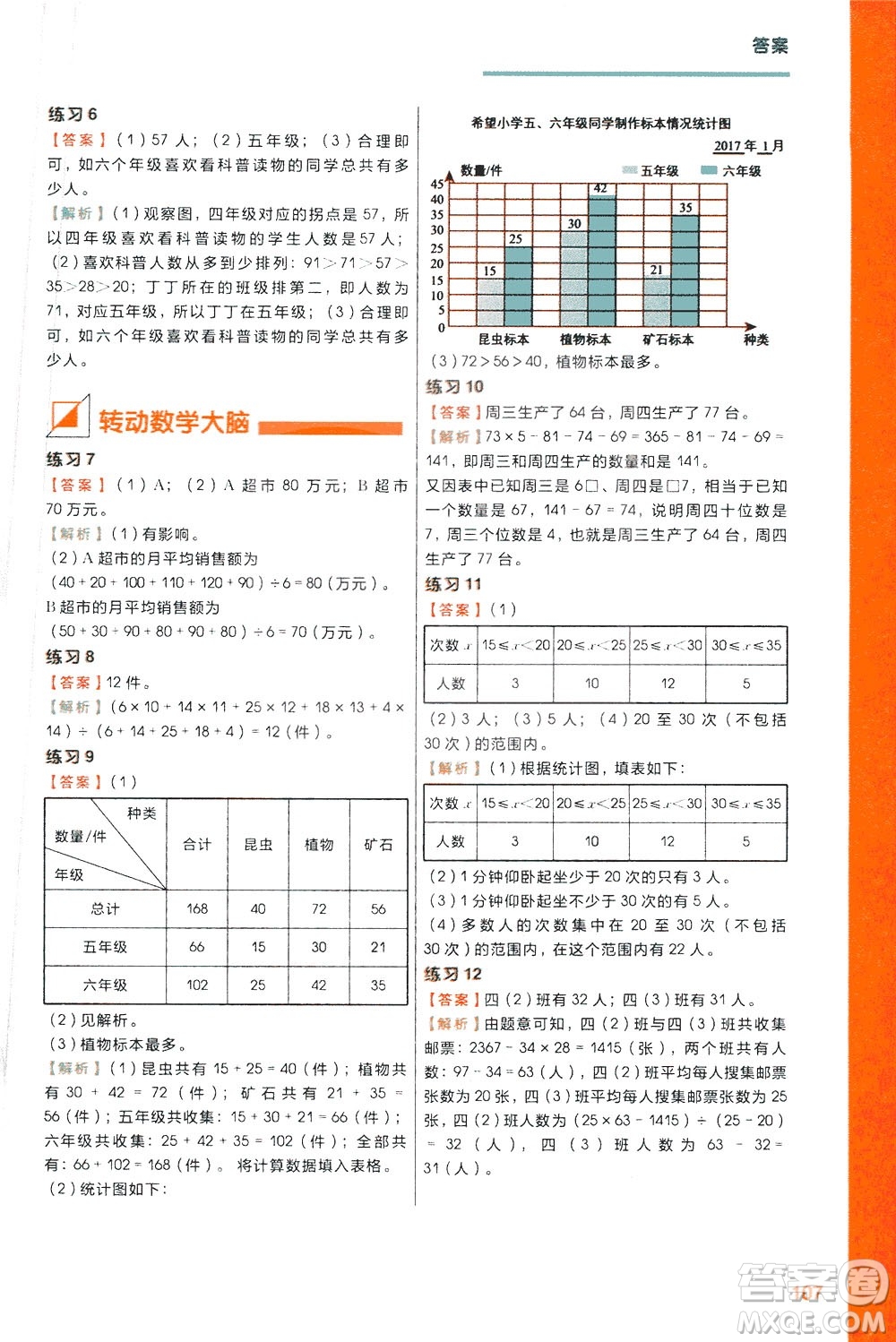 現(xiàn)在教育出版社2021學(xué)而思秘籍小學(xué)數(shù)學(xué)思維培養(yǎng)6級(jí)練習(xí)三年級(jí)答案