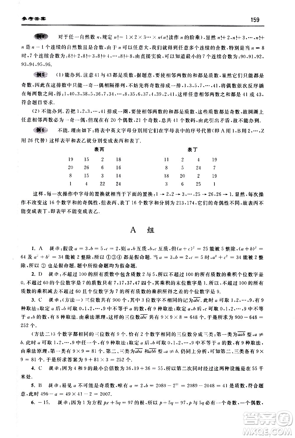 浙江大學(xué)出版社2021年初中數(shù)學(xué)培優(yōu)題解題方法與階梯訓(xùn)練七年級(jí)答案