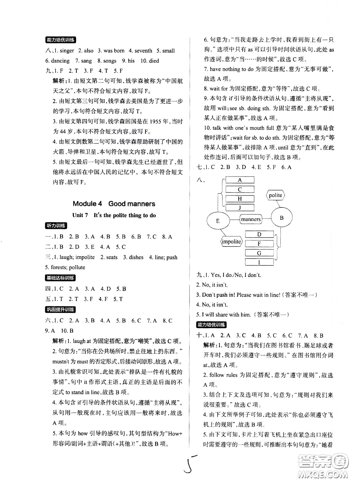 陜西師范大學(xué)出版總社有限公司2021小學(xué)學(xué)霸作業(yè)本英語六年級下JK教科版答案