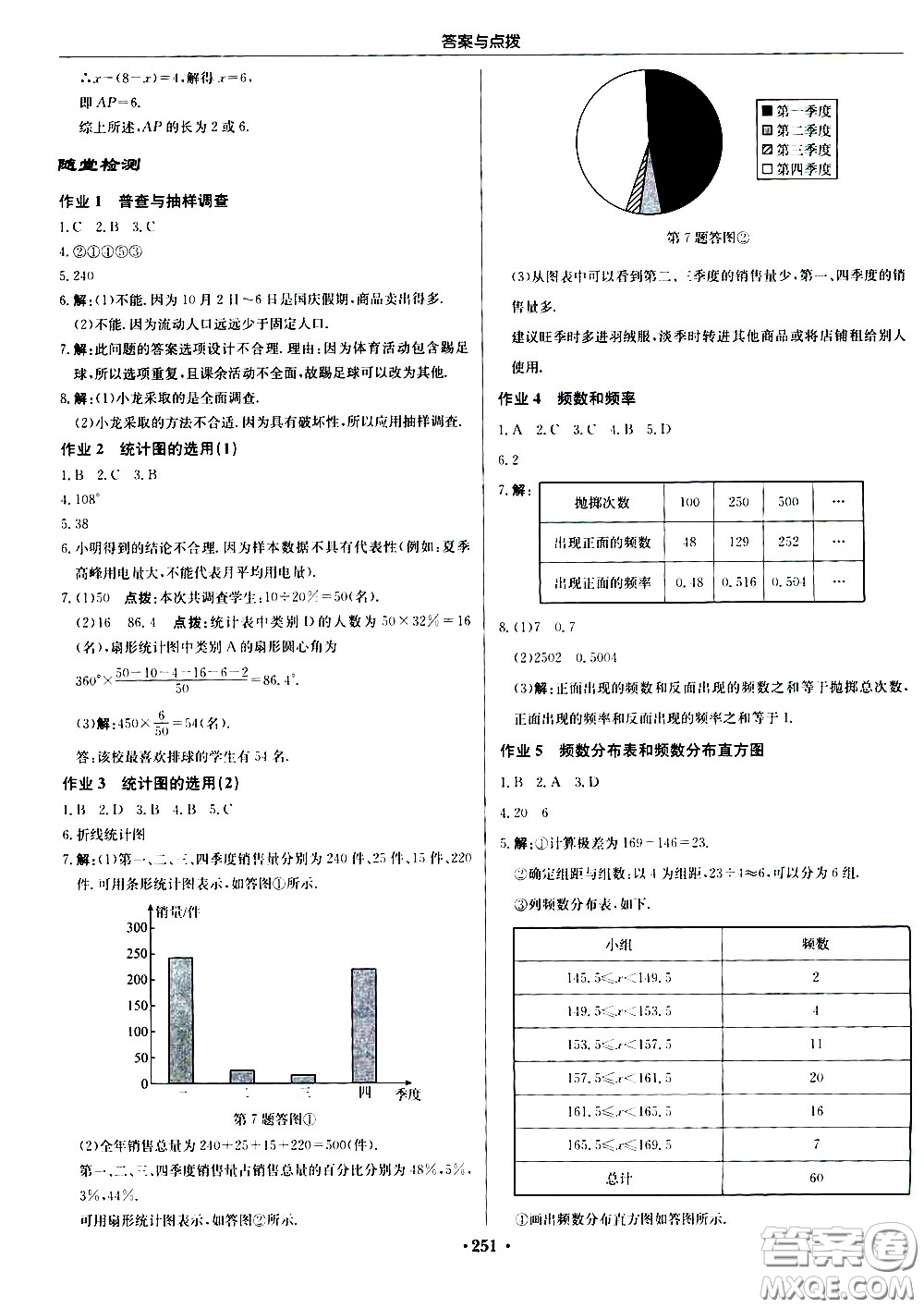 龍門書局2021啟東中學作業(yè)本八年級數學下冊JS蘇教版答案