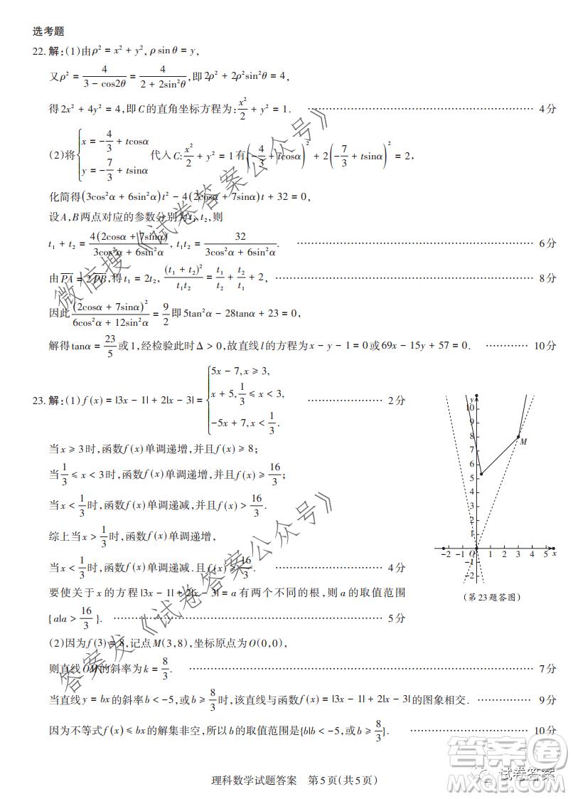 2021年山西省高考考前適應(yīng)性測(cè)試?yán)砜茢?shù)學(xué)試題及答案