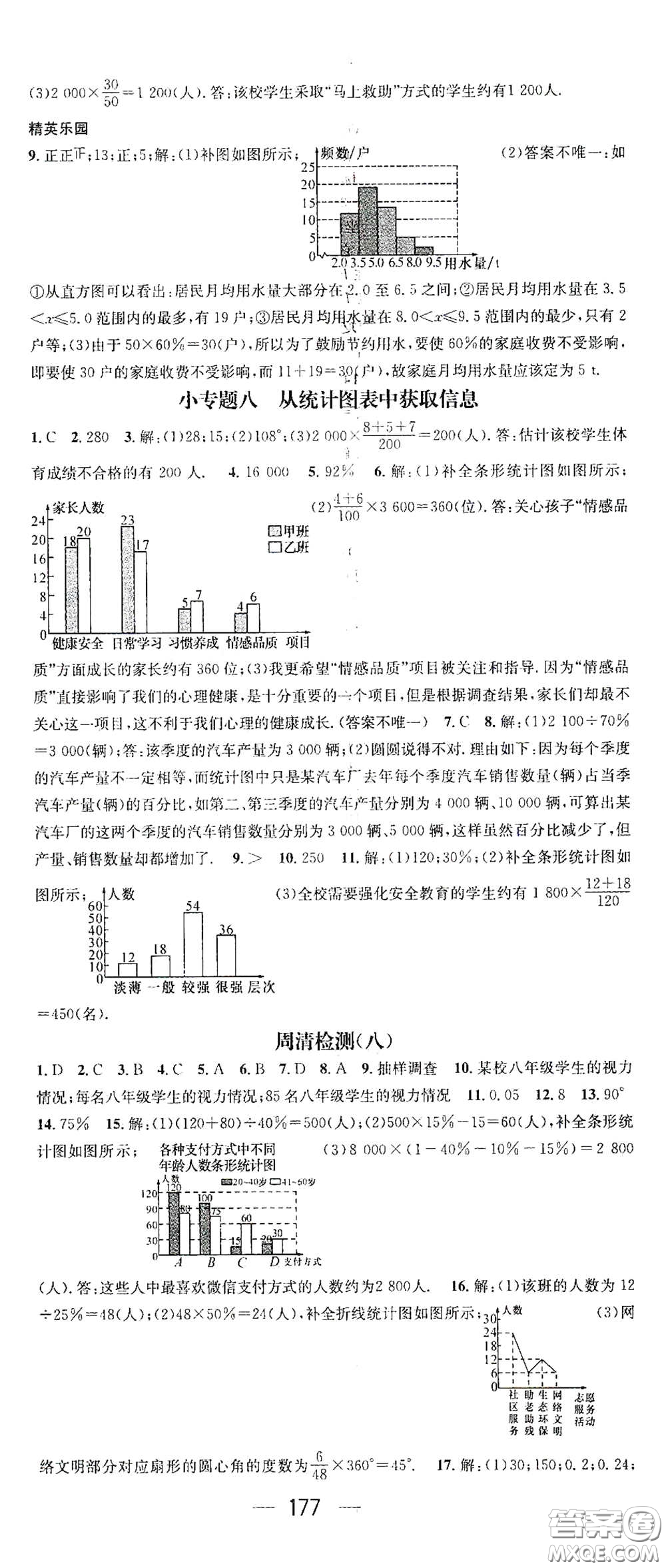 陽光出版社2021精英新課堂七年級數(shù)學(xué)下冊人教版答案