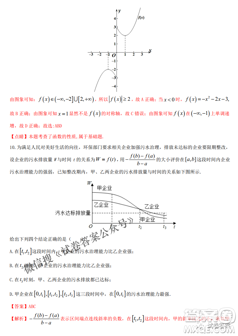 衡水五校2021屆高考模擬聯(lián)考五數(shù)學(xué)試題及答案