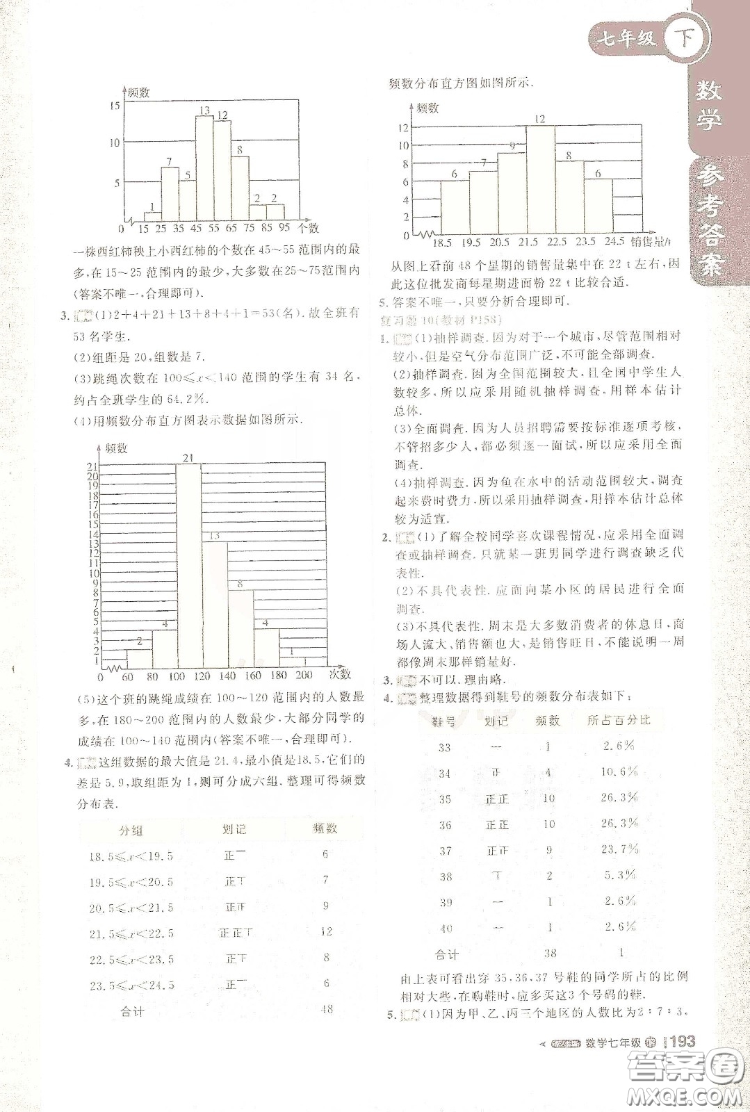 北京教育出版社2021年1+1輕巧奪冠課堂直播七年級(jí)數(shù)學(xué)下冊(cè)人教版答案